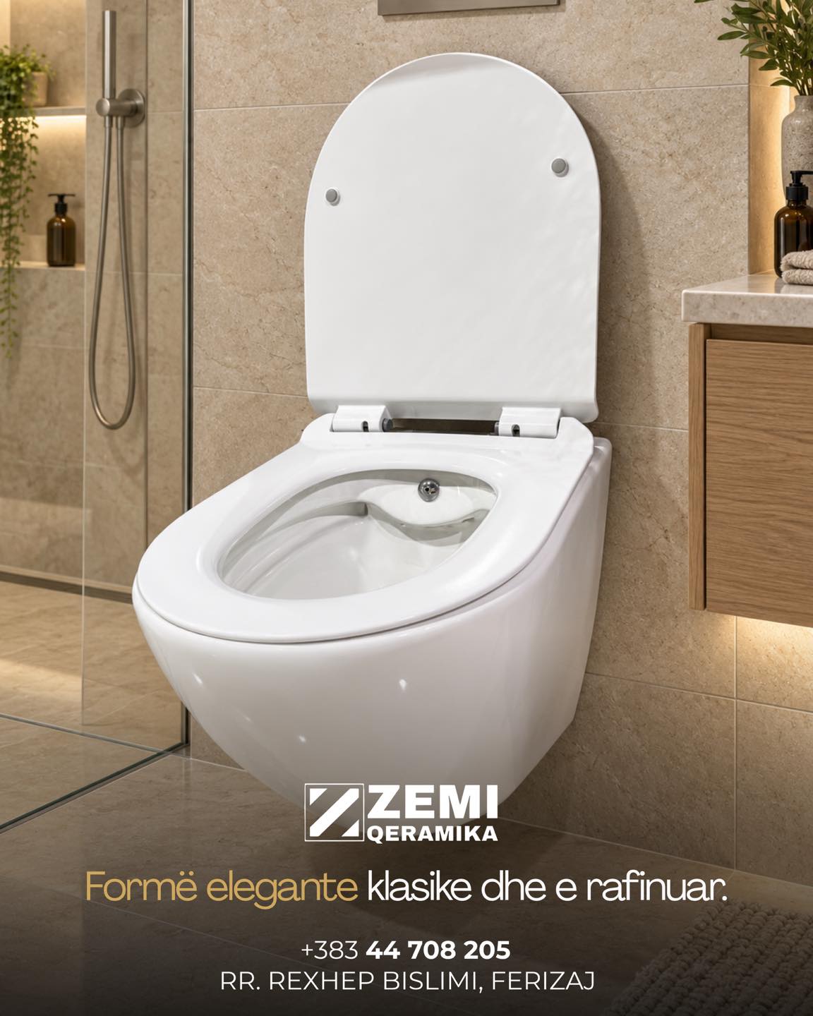 Pllaka dhe banjo për çdo hapësirë